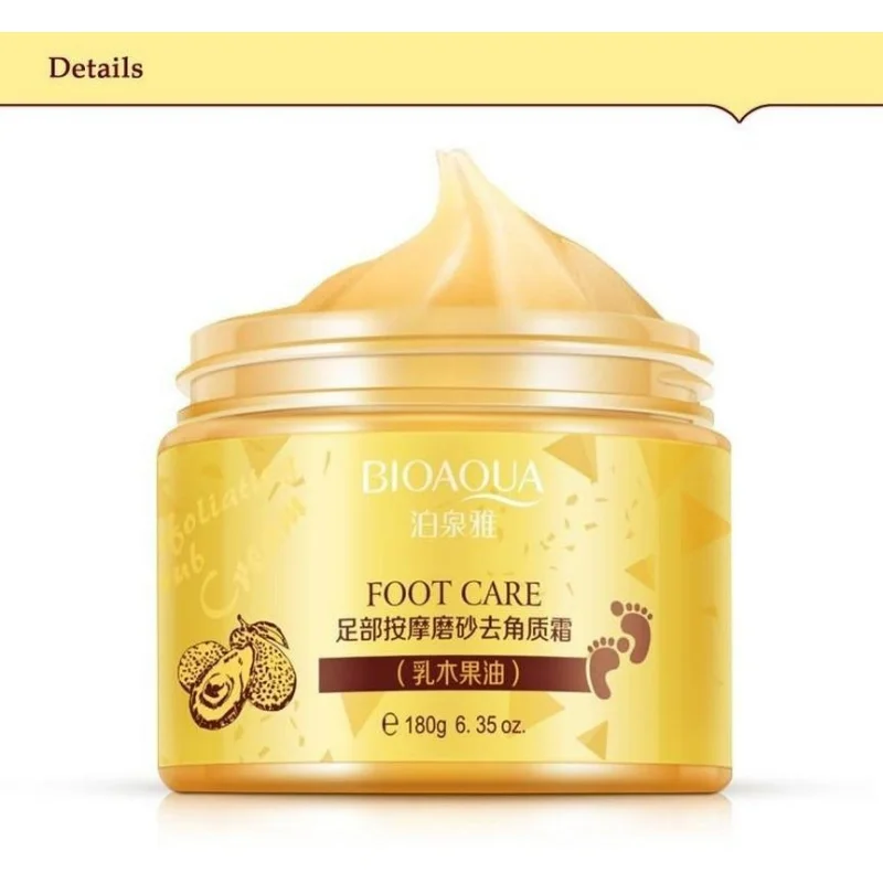 Foot Mask Peeling - BIOAQUA 24K GOLD Shea Buttermassage Cream