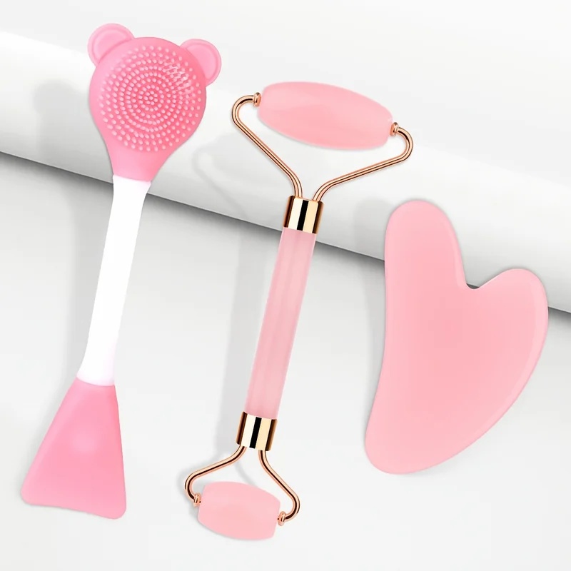 Jade Roller Stone - Natural Jade Facial Roller Scraping Board
