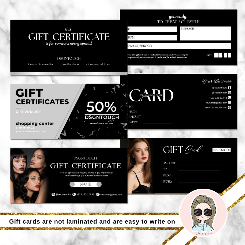 Spa Wellness Logo - Spa and Wellness Gift Card Custom