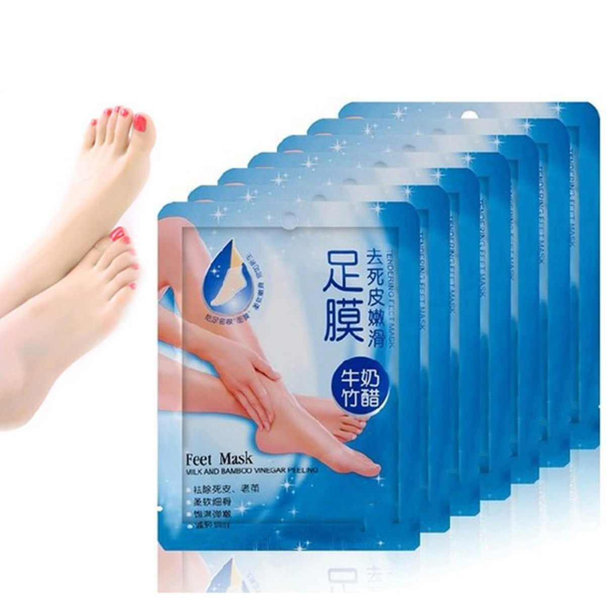 Foot Mask Peeling - 14Pcs Foot Mask Peeling Dead Skin