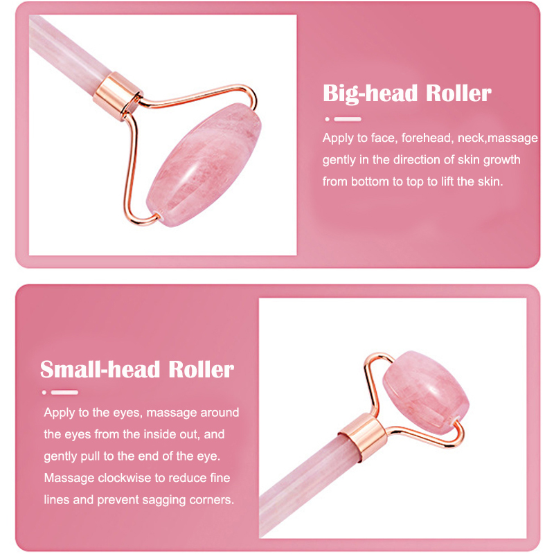 Natural Rose Quartz Jade Rolle - огляд і ціна Jade Roller Stone