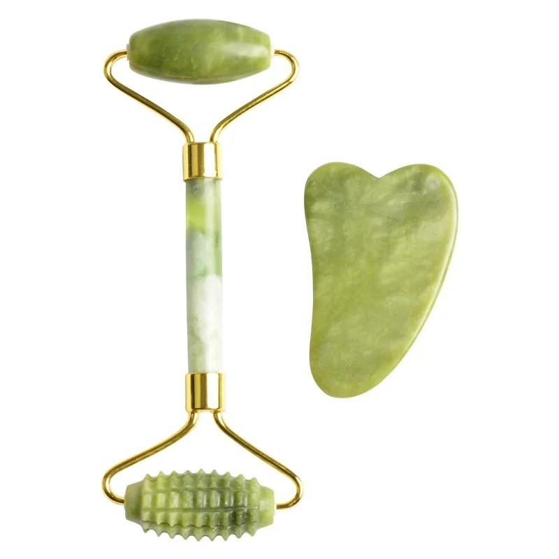 Facial Jade Massage Roller Set - огляд і ціна Jade Roller Stone