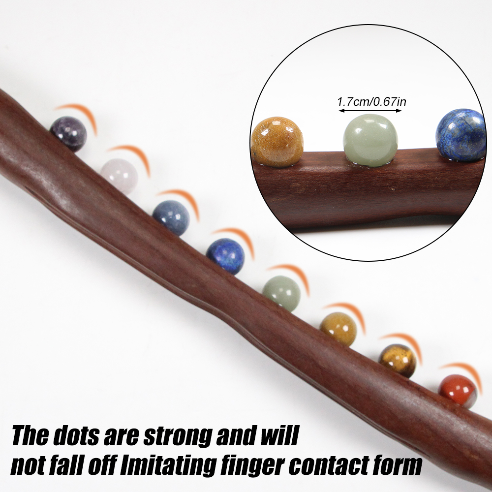 Wood Massage Stick 10 Jade Sto - огляд і ціна Jade Roller Stone