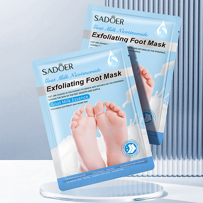 SADOER  Exfoliating Feet Mask  - огляд і ціна Foot Mask Peeling