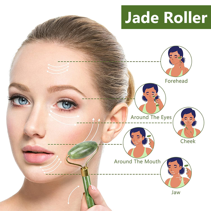 Natural Jade Roller Face Gua S - огляд і ціна Jade Roller Stone