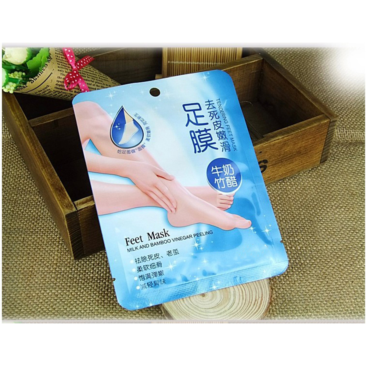 14Pcs Foot Mask Peeling Dead S - огляд і ціна Foot Mask Peeling