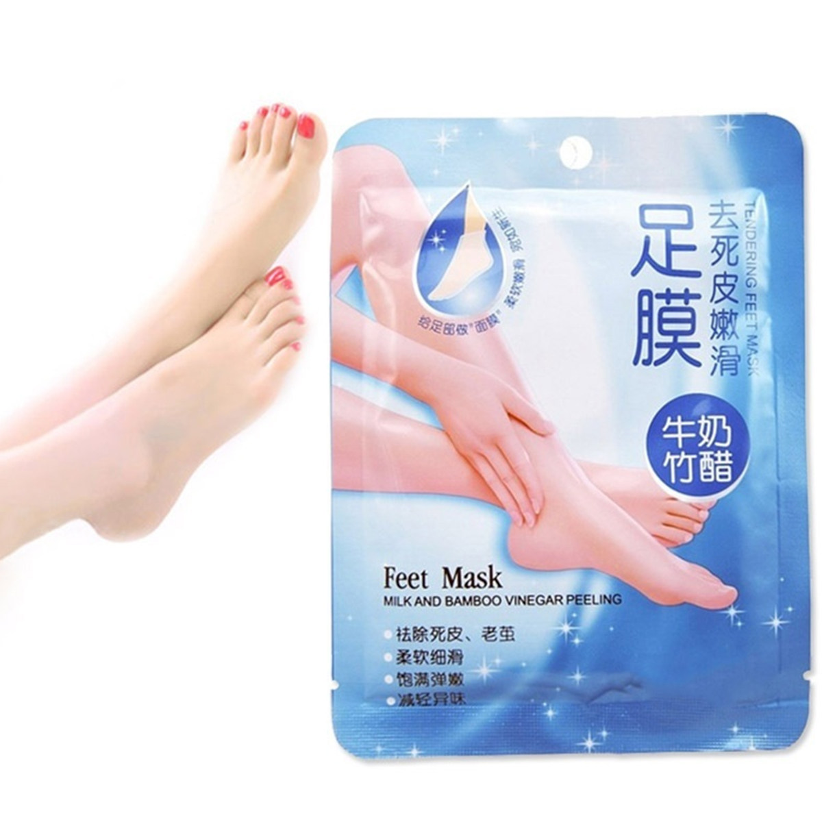 14Pcs Foot Mask Peeling Dead S - огляд і ціна Foot Mask Peeling