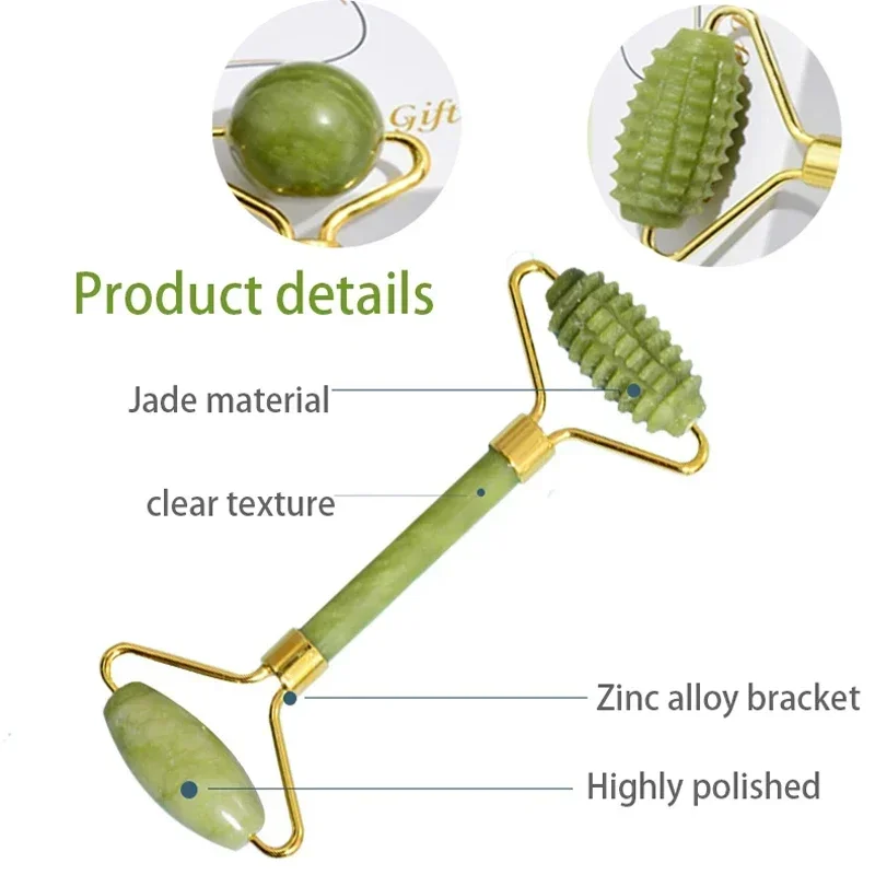 Natural Jade Roller Face Gua S - огляд і ціна Jade Roller Stone
