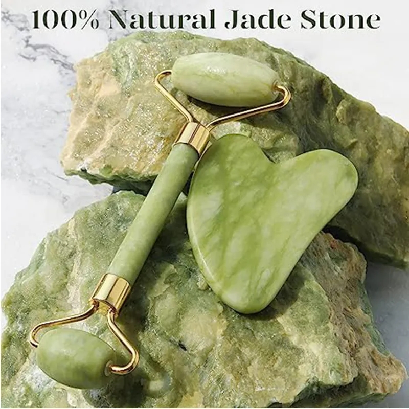 Natural Jade Roller Gua Sha Ma - огляд і ціна Jade Roller Stone