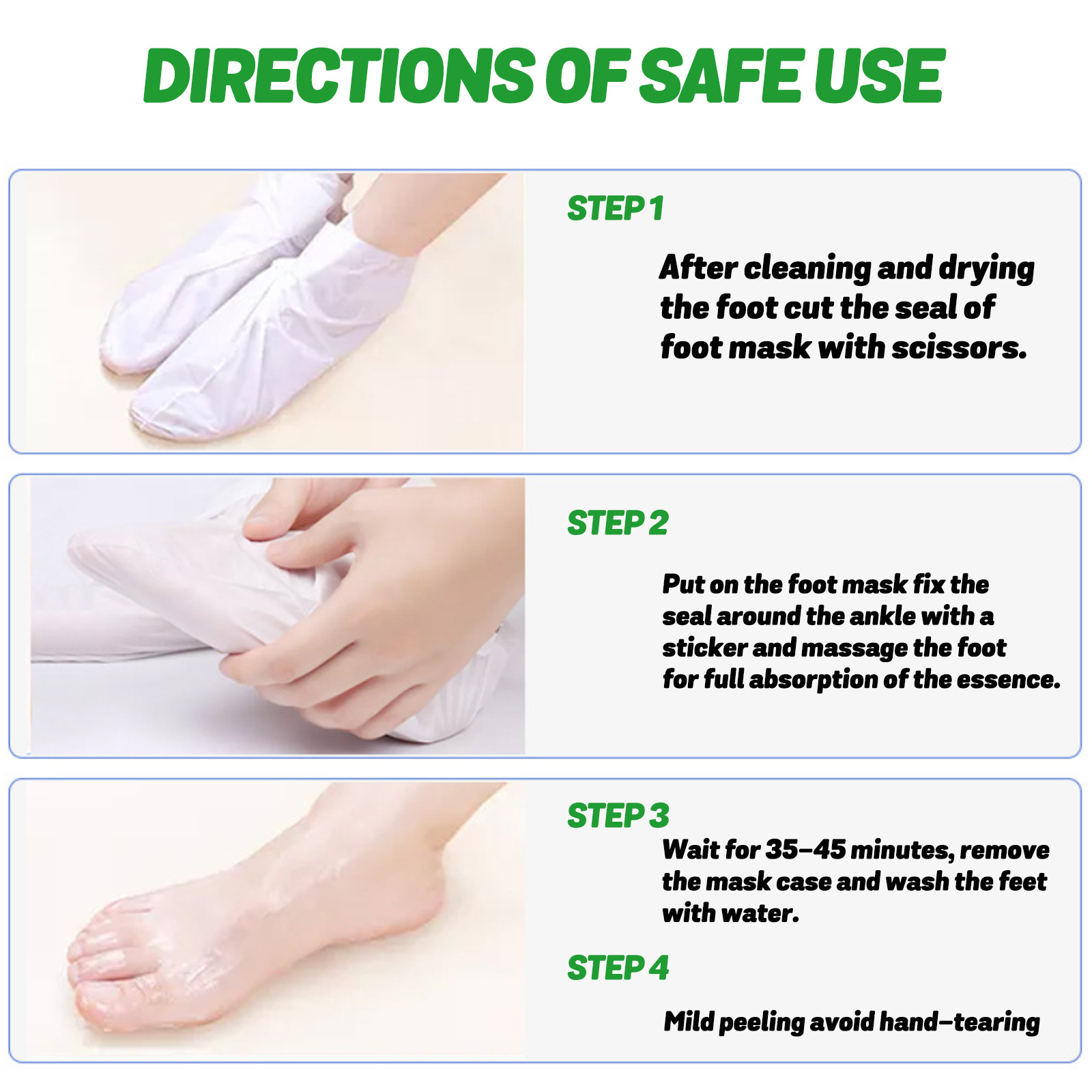 Aloe Vera Feet Mask Moisturizi - огляд і ціна Foot Mask Peeling