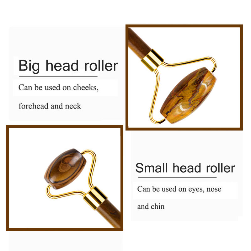 Natural Tiger Eye Jade Roller  - огляд і ціна Jade Roller Stone
