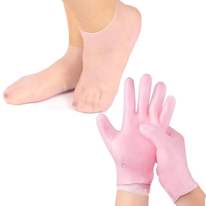 1Pair Silicone Foot Care Socks - огляд і ціна Foot Mask Peeling