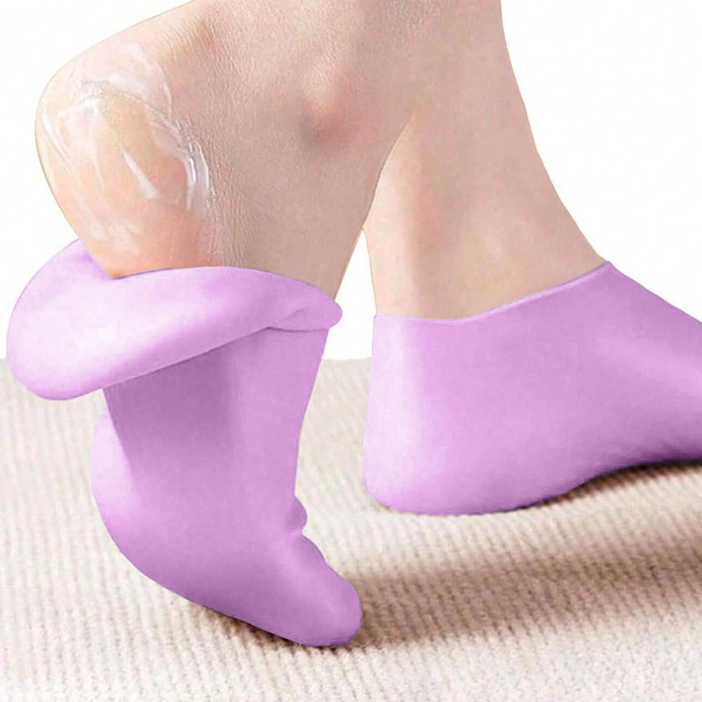 1Pair Silicone Foot Care Socks - огляд і ціна Foot Mask Peeling