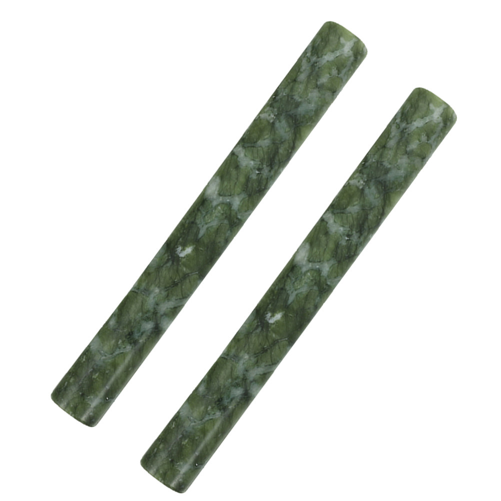 2Pcs Natural Stone Dough Rolle - огляд і ціна Jade Roller Stone