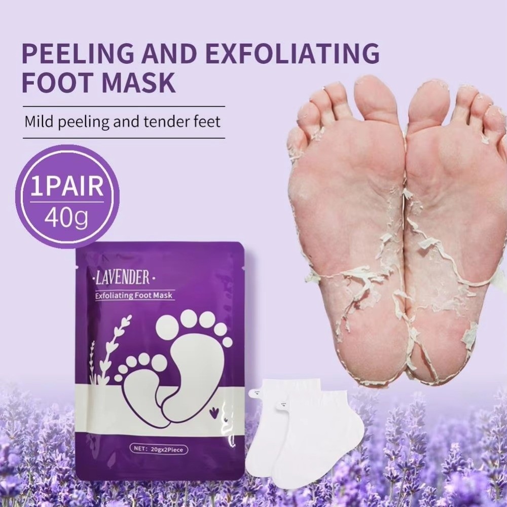 Moisturize Lavender Exfoliatin - огляд і ціна Foot Mask Peeling