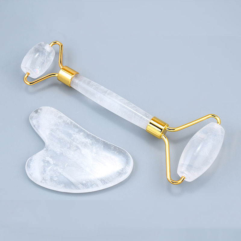 Natural White Crystal Face Mas - огляд і ціна Jade Roller Stone