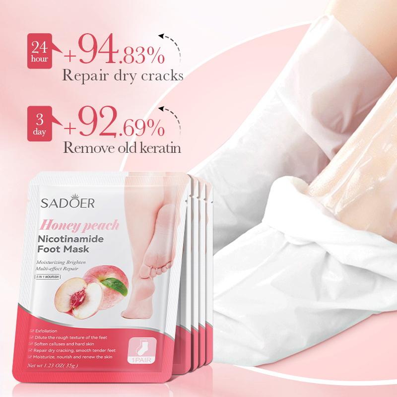 1 Pairs SADOER Fruits Foot Mas - огляд і ціна Foot Mask Peeling