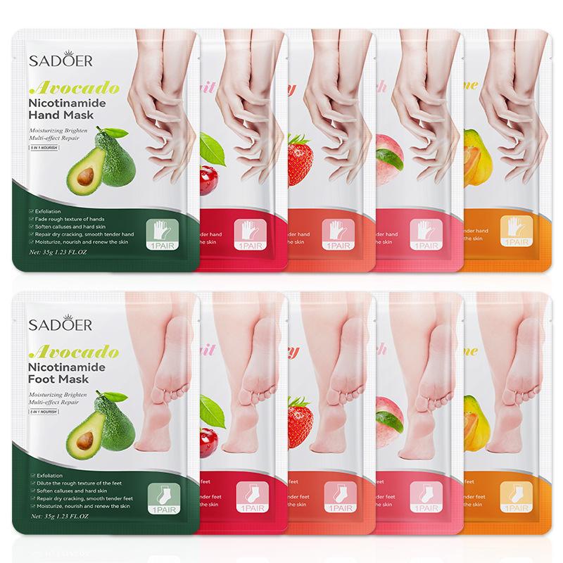 1 Pairs SADOER Fruits Foot Mas - огляд і ціна Foot Mask Peeling