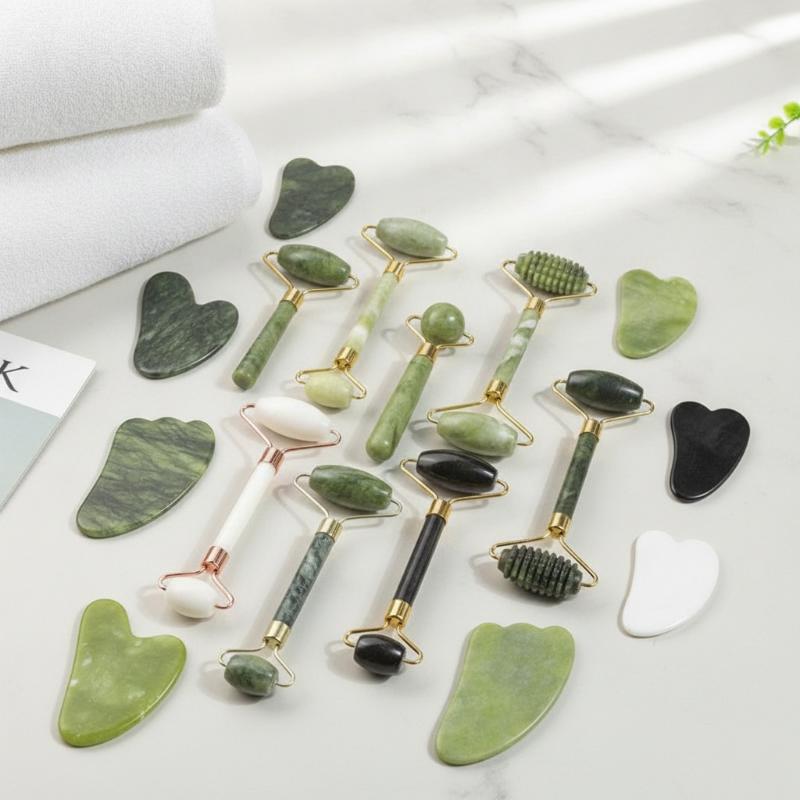 [H] 1/2 PCS Natural Jade Rolle - огляд і ціна Jade Roller Stone