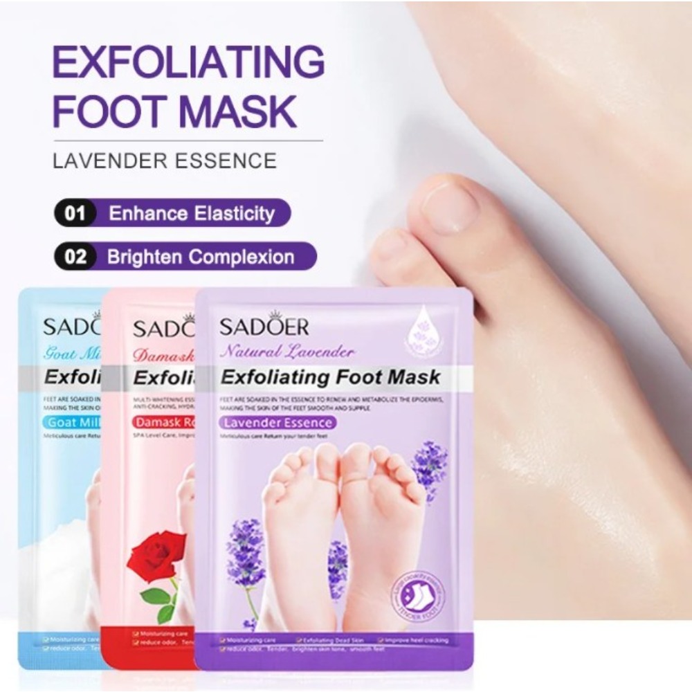 Milk Lavender Foot Mask Moistu - огляд і ціна Foot Mask Peeling