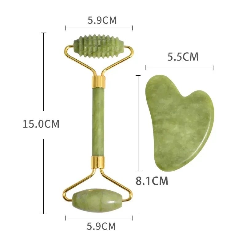 Natural Xiuyan Jade Facial Mas - огляд і ціна Jade Roller Stone
