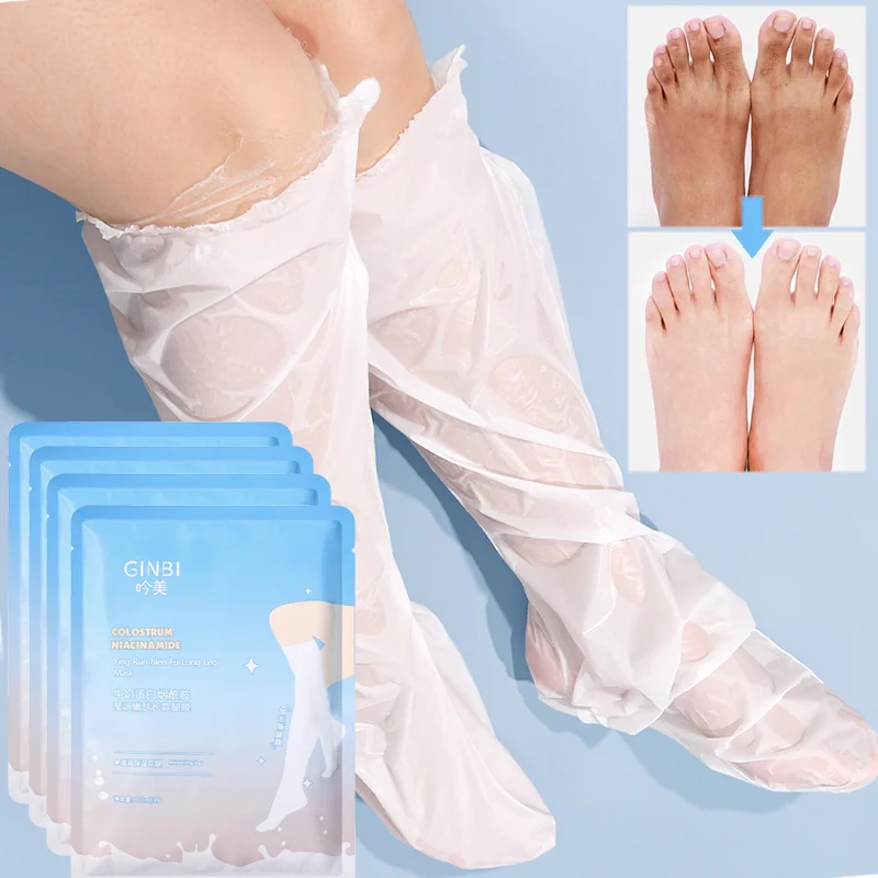 10pcs Milk Moisturizing Leg Fo - огляд і ціна Foot Mask Peeling